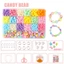 ZENZON DIY Handmade Đính Hạt Bộ Đồ Chơi, Nghệ Thuật Thủ Công DIY Bộ Đồ Chơi Để Làm Vòng Tay Hạt Đồ Chơi, Vòng Cổ DIY Handmade Nhiều Màu Sắc Kawaii DIY Làm Hạt Bộ Đồ Chơi Đồ Chơi Trẻ Em