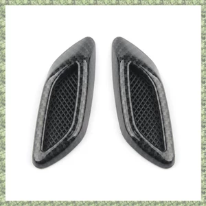 FENDER Set 2 Miếng Dán Trang Trí Lỗ Thông Gió Xe Hơi Bằng Sợi carbon Cao Cấp Ốp