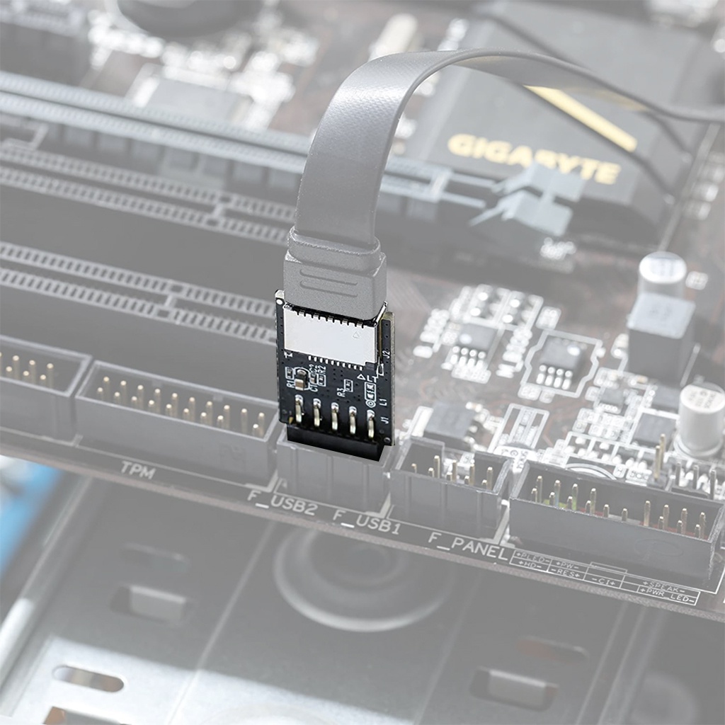 Jmt Ổ Cắm Mở Rộng Chuyển Đổi usb 3.1 Loại C Sang usb 2.0 9pin Với Bộ Chuyển Đổi Đèn led 5v