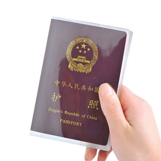 1 Vỏ Bọc Hộ Chiếu Trong Suốt Có Ngăn Đựng Thẻ Ốp