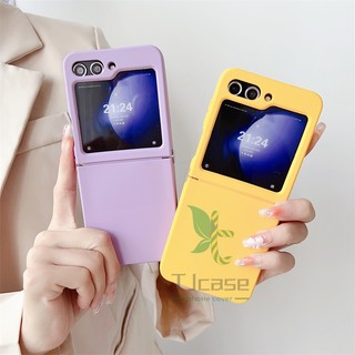 Bản lề cao su mỏng Vỏ TPU mềm Samsung Galaxy Z Flip 5 z flip 6 Khóa liên kết kim loại Màu trơn Vỏ chống sốc thân thiện với da