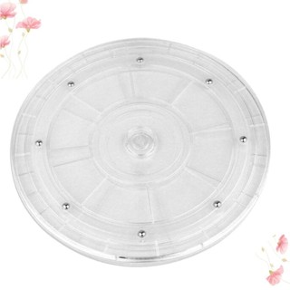 Bàn xoay LILYES Acrylic, Giá đỡ màn hình 360 độ, Tấm xoay trong suốt trưng bày trang sức