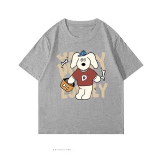 HIIXIIVI Áo Thun Tay Ngắn Dáng Rộng 100% cotton In Họa Tiết Hoạt Hình Dành Cho Nam Nữ size 5xl