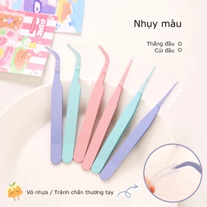 Nhíp Nhọn Thẳng Và Cong Cho Srapbooking Miếng Dán Nối Mi-Miếng Dán Móng Tay Miếng Dán Đá Quý Kim Cương Giả-GIOVA
