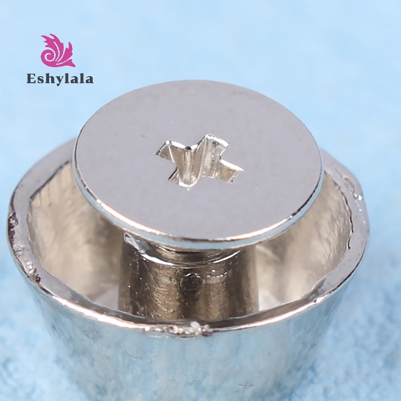 10 Bộ Kim Loại Chân Đinh Tán Đáy Cho DIY Da, Đinh Tán Bảo Vệ, Phụ Kiện Thắt Lưng [MỚI]