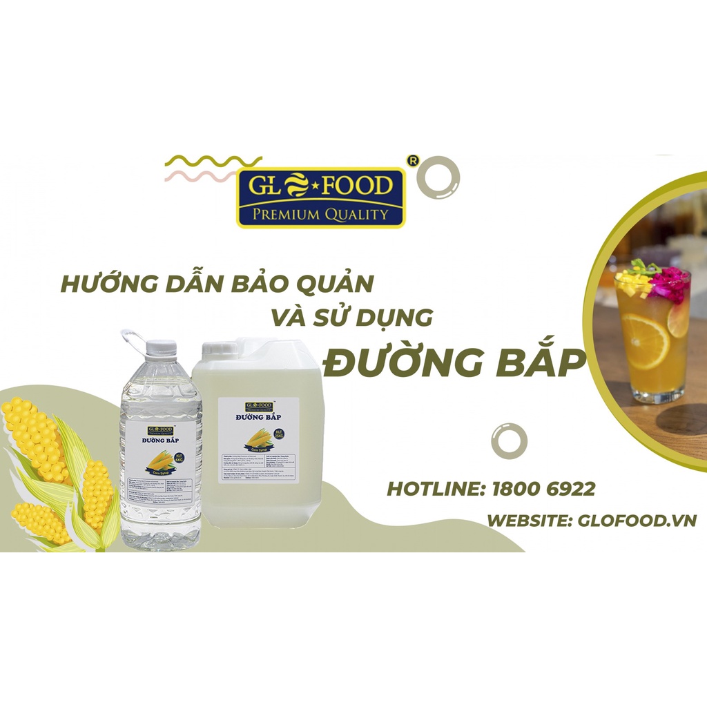 [CAN 25KG] Đường bắp Glofood