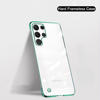 Ốp điện thoại Cứng Không Khung Galvanic Cho Samsung S24 S23 Siêu Trong Suốt Siêu Mỏng Ốp điện thoại Dành Cho Samsung Galaxy S24 Ultra T01