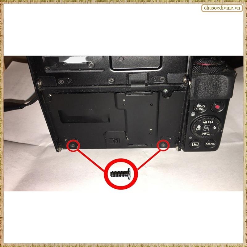 Bộ 2 Ốc Vít Cố Định Màn Hình LCD Cho Canon Powershot G7X G7X Mark II G7X2