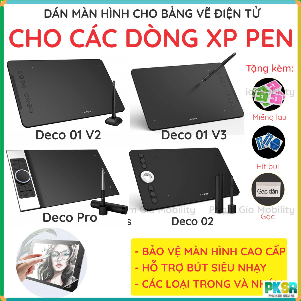 Dán m n bảng vẽ điện tử cho XP Pen Deco 01 02 V2 V3 Mini 7 Star 03 06 G640 G430s G960s Innovator 16 Magic Drawing Note