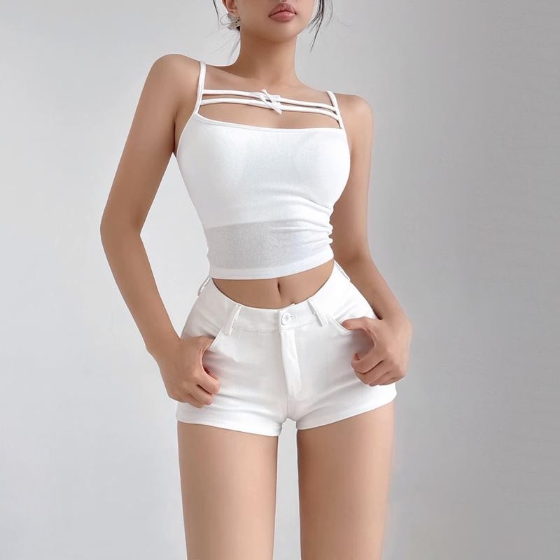 Quần Đùi Nữ Cạp Trễ  Kiểu Ôm Tôn Dáng Q129