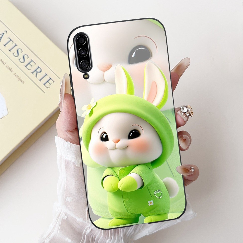 Dành Cho Samsung A90 5G Ốp Lưng Màu Đen Mèo Dễ Thương Thời Trang Ngộ nghĩnh Silicon Chống Sốc Ốp lưng Samsung Galaxy A90 5G Ốp Lưng A908B A908N A908Q