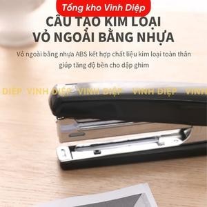 Dập ghim số 10 Deli 0229 I Bấm kim 15 tờ / lần dùng kim bấm số 10 Deli