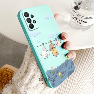 ốp lưng Samsung A32 A52 A72 Ốp Điện Thoại tpu silicone Mềm Chống Rơi Vỡ In Hình Dễ Thương Kèm Dây Đeo Cho Samsung A32 A52 A72