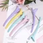 Kẹp tóc phân chia WEETW, kẹp mỏ vịt tạo kiểu tóc, phụ kiện đa sắc màu cho salon, đồ dùng cắt tóc, kẹp cá sấu cho nữ