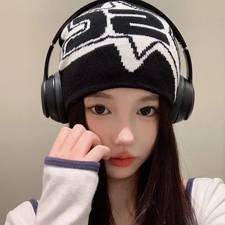 Mũ beanie Dệt Kim Co Giãn Mềm Mại Thoải Mái Thời Trang Thu Đông Phong Cách hip hop Cho Nam Và Nữ y2k