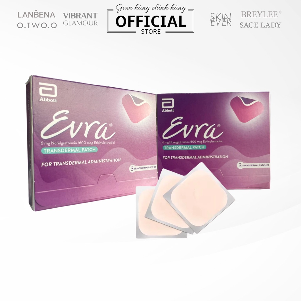 Miếng dán tránh thai Evra Transdermal Patch Thái Lan | Shopee Việt Nam