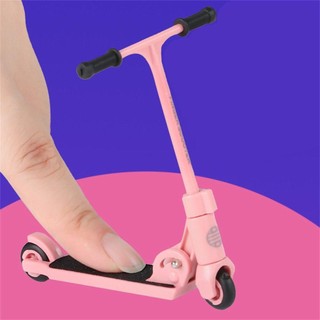 LILYES Xe Tay Ga Mini Mô Phỏng Có Thể Gập Lại, Đồ Chơi Ngón Tay Mới Lạ Hai Bánh, Ván Trượt Ngón Tay Huấn Luyện