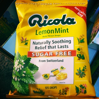 Ricola Herbal Throat Drops Lemon Mint Sugar Free, 105 Count (2