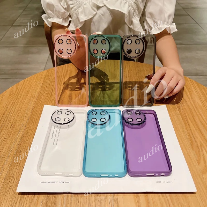 Ốp Điện Thoại Cho Realme 11 4G 11x 12 + 12 Pro + 5G 2024 Full Ống Kính Bảo Vệ Camera Trong Suốt Vỏ Silicon Mềm Cho Realme11x Realme12 + Realme 12Pro + 5G