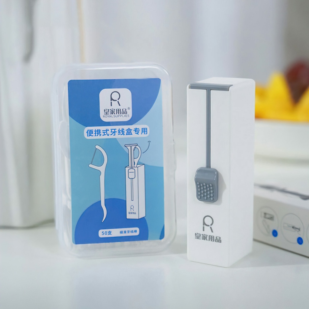 Hộp Đựng Chỉ Nha Khoa Mini Tự Động Cao Cấp,Tăm chỉ nha khoa tiệt trùng
