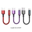 OXXGGKAO Cáp dữ liệu sạc USB C sang USB Độ trễ thấp Mất tín hiệu tối thiểu 25cm 9 84in