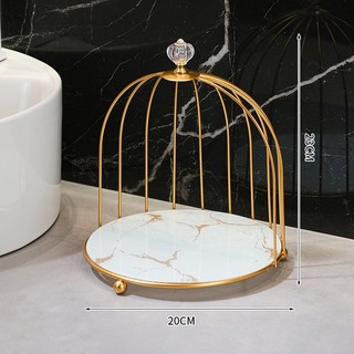 Kệ lồng chim Bunnies đựng mỹ phẩm 1-2 
tầng trang trí nhà cửa đựng đồ nước hoa kệ bánh trái, đồ trang điểm tiện dụng