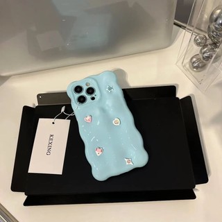 Sang Trọng Ốp Điện Thoại Mềm Chống Sốc In Hình Trái Tim Cho Iphone 15 14 13 12 11 pro max