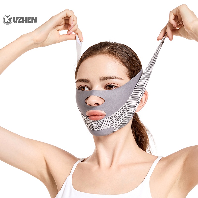 Khẩu Trang kuzhen Tạo Khuôn Mặt Chữ v Thon Gọn Cải Thiện Sức Khỏe Cho Nữ