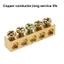 Bộ chia công suất cao VVDZA, Khối đầu cuối nhanh bằng đồng thau công suất cao, Đầu nối điện nhỏ gọn Khối đầu cuối Điện