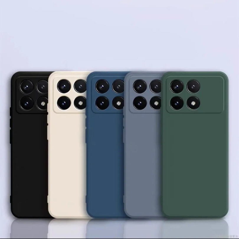 Ôp Điện Thoại Silicon Dẻo Vuông Sang Trọng Cho redmi k70 pro k70e k60 ultra 13c Ốp