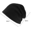 Nam Nữ Mùa Xuân Thu Cọc Mũ Màu Trơn Không Vành Co Giãn Cao Đan Mũ Beanie Phụ Kiện Thời Trang