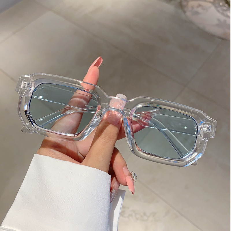 (Jiuerba) Kính râm gọng nhỏ vuông Kính râm râm nhiều màu sắc cổ điển phương Tây | BigBuy360 - bigbuy360.vn