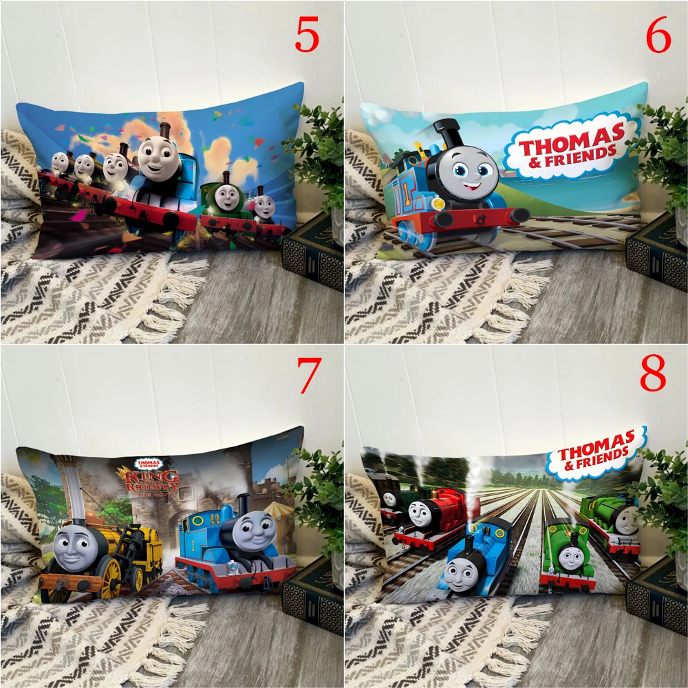 Vỏ Gối Polyester Một Mặt Hình Chữ Nhật In Hình Thomas and His Friends Trang Trí Nhà Cửa (Không Kèm Lõi)