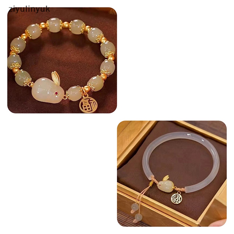 Ziyulinyuk Vòng Tay Mặt Dây Chuyền Vòng Đính Hạt Vòng Tay Có Thể Điều Chỉnh Vintage Hạt Vòng Tay Phong Cách Trung Hoa Vintage Tay Đồ Trang Sức EN