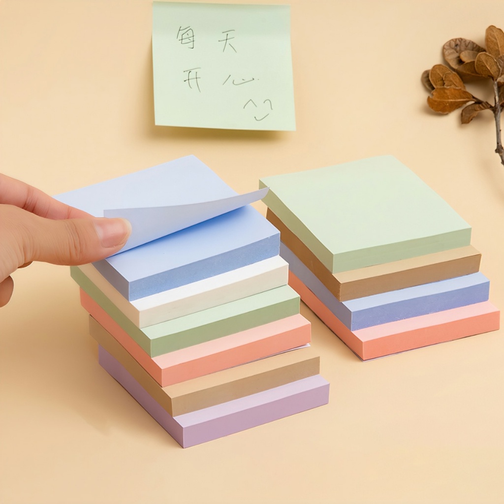 [HCM]Tập 100 tờ giấy note ghi chú dày mịn Sticky Note nhiều màu sắc ...