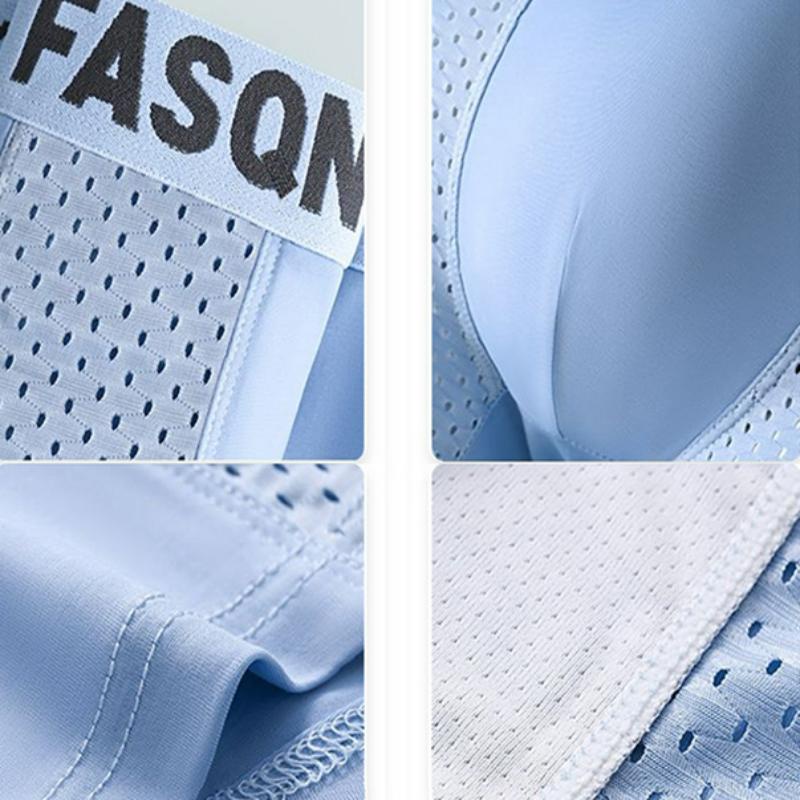 Mô tả Quần Lót Boxer Nam Dạng Lưới Thoáng Khí Plus Size XL-5XL - 8