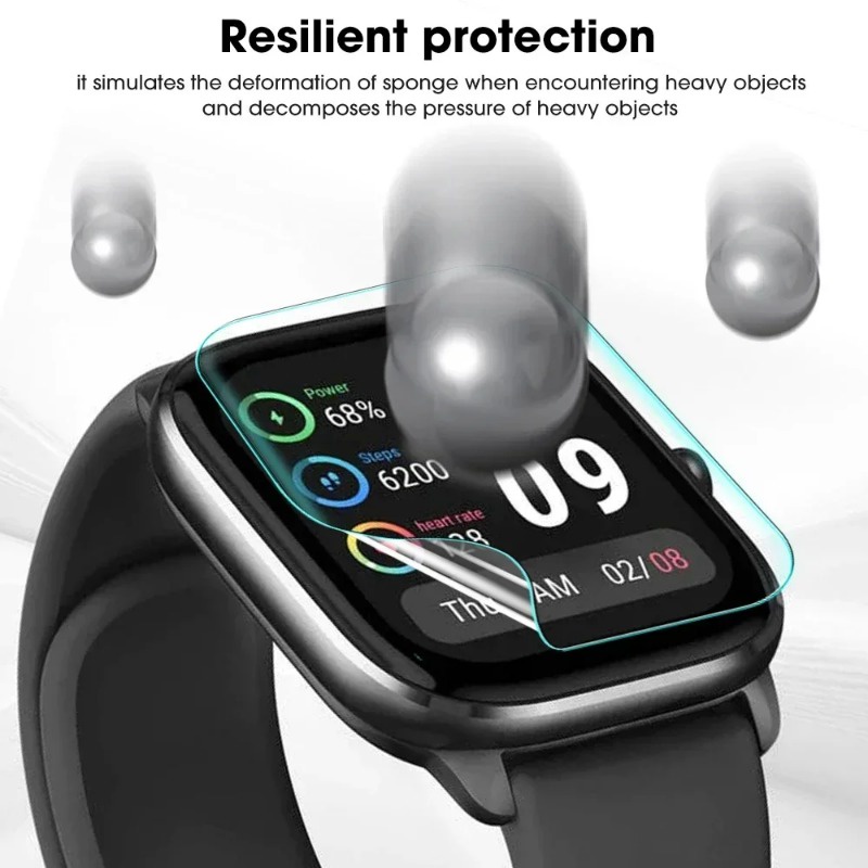 Miếng Dán Bảo Vệ Màn Hình Chống Trầy Bằng TPU Mềm Cho Apple Watch Ultra 2 49MM Series 9 41mm 45mm 44mm 40mm 42mm 38mm iWatch 8 7 6 5 4 3 2 1
