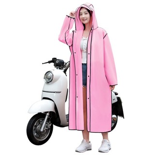 Áo Mưa Một Mảnh EVA Dáng Dài Chống Mưa Chống Gió Thời Trang Dành Cho Người Lớn Đi Xe Điện Một Mảnh Cho Đi Du Lịch