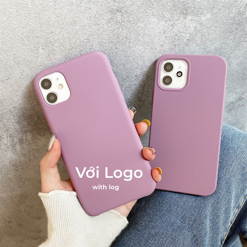 Vỏ điện thoại silicon Lucky Purple toàn diện cho iPhone 17 / 16 / 15 / 14 / 13 / 12 / 11 / Air / Pro Max Xs Max Xr 7P 8P mini Plus 7 8 6SP 6S