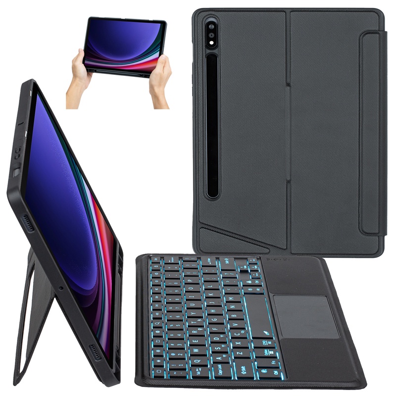Hộp đựng bàn phím đèn nền Magic TouchPad cho Galaxy Tab S10 FE Plus ...