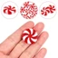 JUNYUE88US 20 Chiếc Kẹo Treo Cây Giáng Sinh, Kẹo Mô Phỏng Giáng Sinh Bằng Nhựa Handmade, Bạc Hà Treo Trang Trí Trang Trí Trang Trí Mặt Dây Kẹo Giáng Sinh Giả Năm Mới