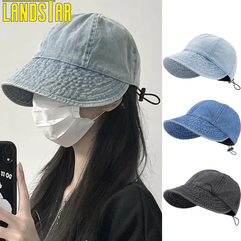 Nón Tai Bèo Vải Jean Dây Rút Chống Nắng Tùy Chỉnh Thời Trang Đi Biển ...