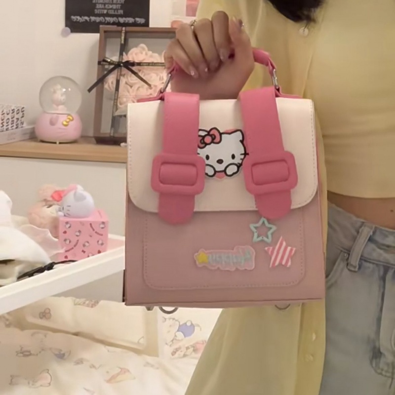 Ba Lô Đeo Vai sanrio Hình Vuông Cỡ Nhỏ Họa Tiết Hello Kitty Dễ Thương Cho Nữ | BigBuy360 - bigbuy360.vn