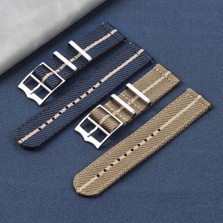 ROLEX Dây Đeo Đồng Hồ Quân Đội Bằng Vải canvas nylon Dệt 20mm 22mm Tháo Gỡ Nhanh Cho seiko