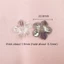 Set 20 Hạt Nhựa acrylic Hình Hoa Hướng Dương 22.8mm Làm Trang Sức diy