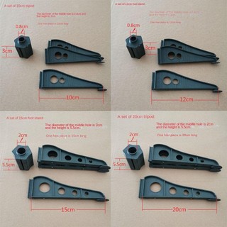 Đế đứng cây thông Noel ADDO.PH, Giá đỡ cây Giáng sinh bằng nhựa đáng tin cậy, Chân đế cây thông Noel hình tam giác có thể tháo rời