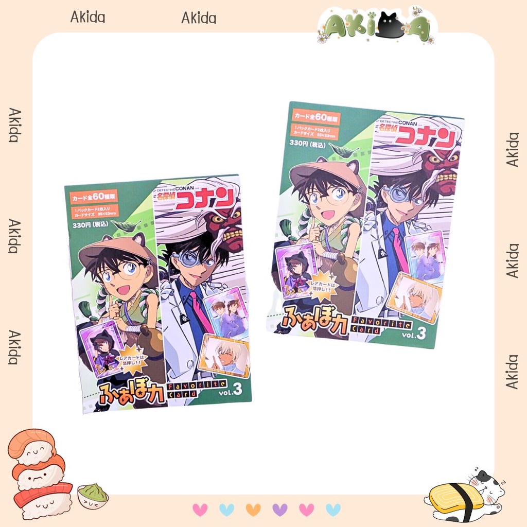 [Akida] Pack random/thẻ nhân phẩm - Favorite card vol 3 - Conan ...