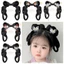 FUJIOU Trẻ Em Hanfu Tóc Giả Đầu, Cổ Tích Cosplay Tóc Giả Phong Cách Retro Tóc Đầu, Công Chúa Tóc Giả Tóc Tổng Hợp DIY Xoắn Bện Bun Chụp Ảnh