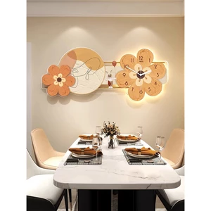 Đồng Hồ 3D LED Hoa Cúc Dễ Thương Trang Trí Nhà Cửa, Cửa Hàng, Nhà Trẻ, Quà Tặng Người Thân