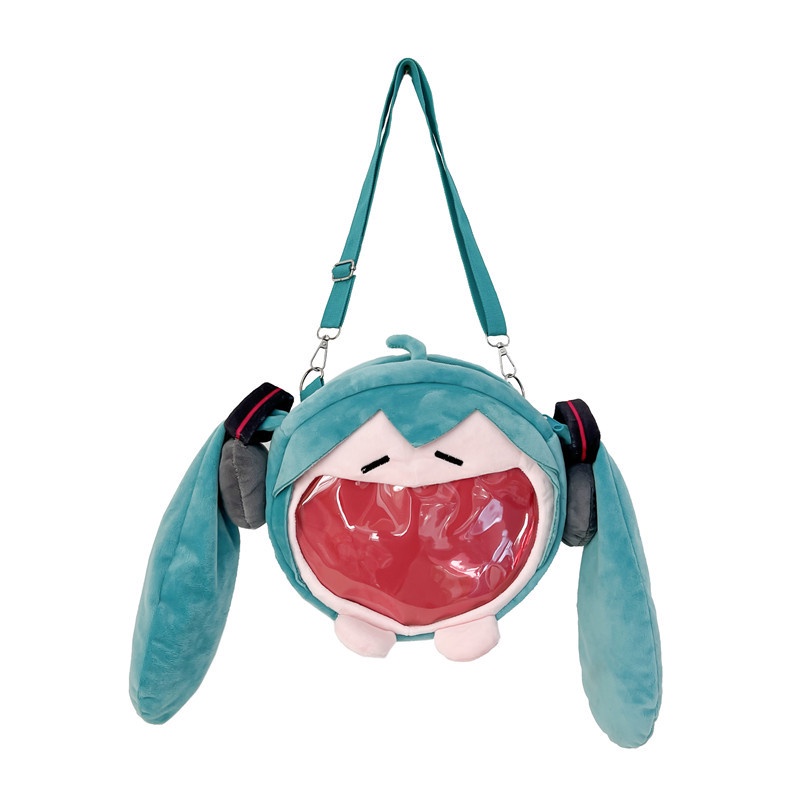 Túi Đựng Mỹ Phẩm 24cm Hình hatsune miku Xinh Xắn